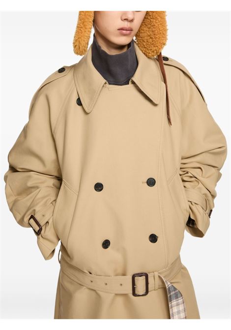 cappotto trench satin unisex beige ACNE STUDIOS | A90683AEK